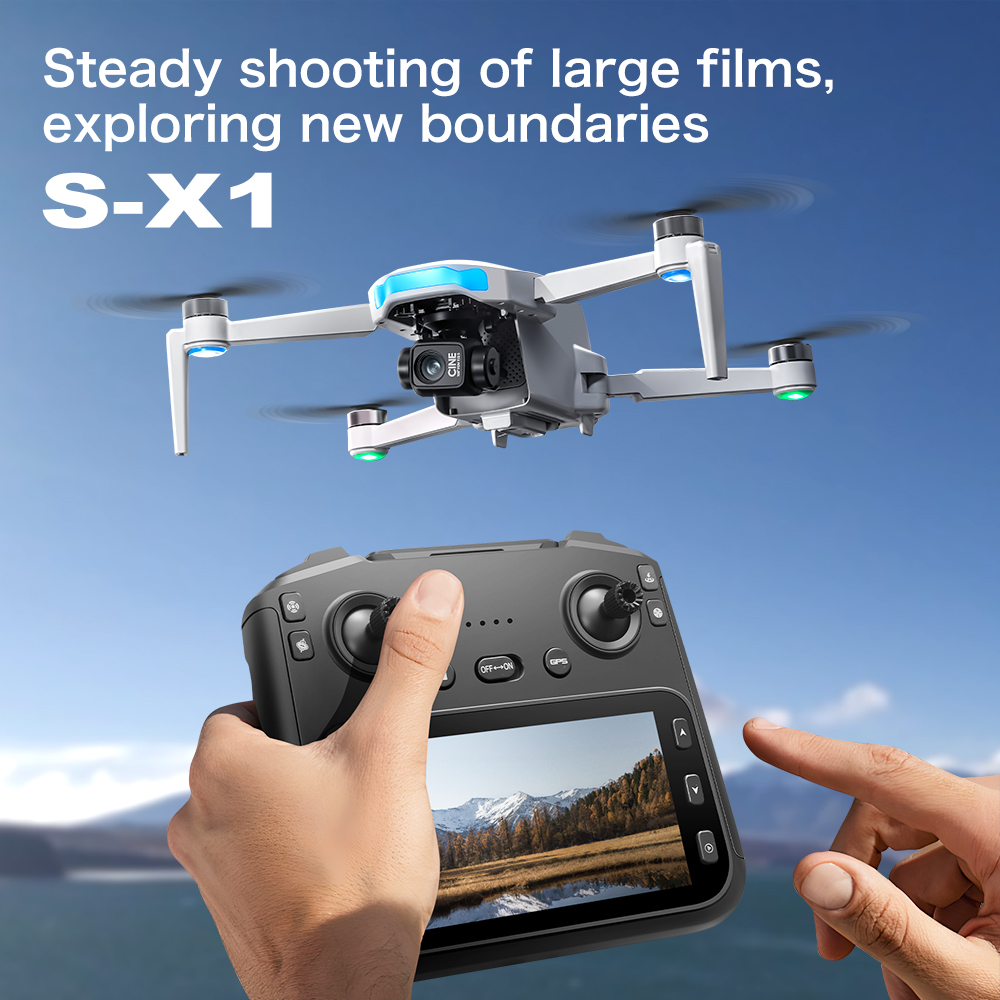 Orijinal S-X1 GPS Drone 8KHD p - Jjrc Drone X12 incelemesi ve fiyatı